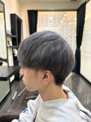 カラー メンズ ナチュラルヘア 神田一瑳のヘアスタイル