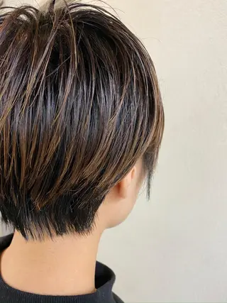 ショート クドウ タイキのヘアスタイル