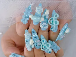 ネイル Sora  Nail 長さ出し専門店のネイルデザイン