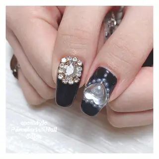 ミディアム ネイル 🐾enen style 🐾のネイルデザイン