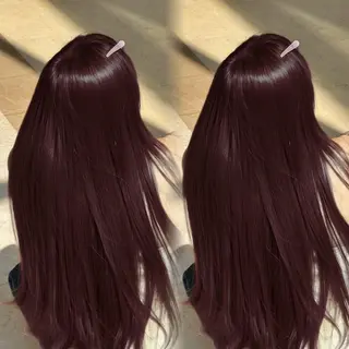 カラー 🍒ブリーチなし🍒 暖色🍒YUUNAのヘアスタイル