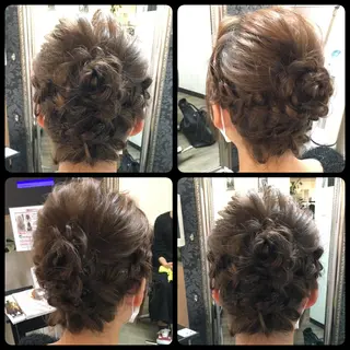 ミディアム ヘアアレンジ 💜Rebre** Mayu💜のヘアスタイル