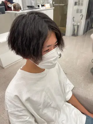 メンズ 京都河原町 メンズパーマ助川龍哉のヘアスタイル