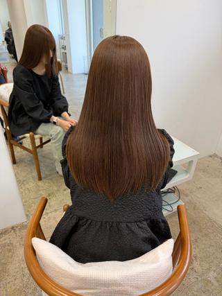 ロング カラー 𝘚𝘶𝘻𝘶 𓂃𓈒𓏸のヘアスタイル