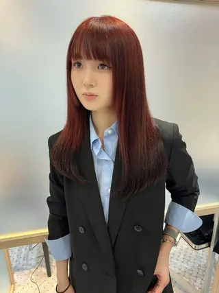 ロング カラー パーマ ヘアアレンジ NANA/trend style🕊🍑のヘアスタイル