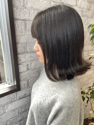 ミディアム カラー Oopsレイヤー 加藤澄都のヘアスタイル
