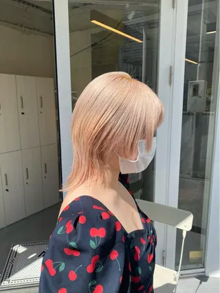 ショート カラー ハイトーン×似合わせ 🌱中川慎之介のヘアスタイル