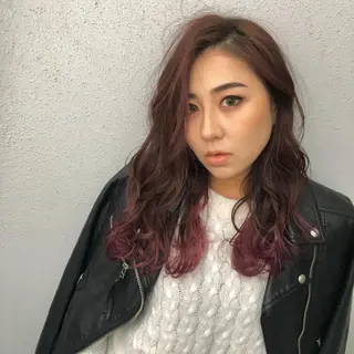 カラー 天野 利咲のヘアスタイル