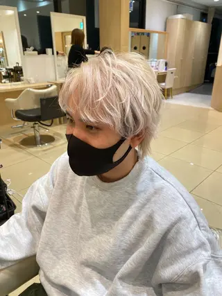 ショート カラー メンズ メンズ特化型美容師 栗山勇人のヘアスタイル