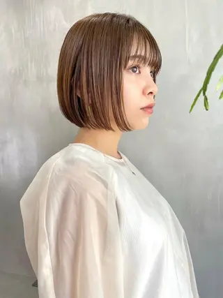 ショート カラー 👑ボブはお任せ ミヤノ👑のヘアスタイル