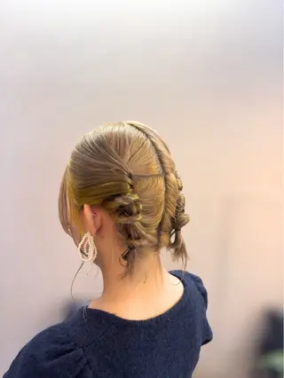 ショート ヘアアレンジ The Ect Q'n🍑MOMOのヘアスタイル