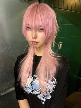 ロング 【ロングウルフカット 姫カット】伊藤裕哉のヘアスタイル