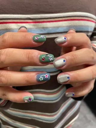 ネイル nail salon 3🌞越谷のネイルデザイン