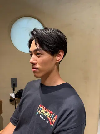 メンズ メンズ／顔周りカ ット中目黒akaneのヘアスタイル