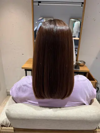 セミロング パーマ ブルームヘアデザイン かこ。のヘアスタイル