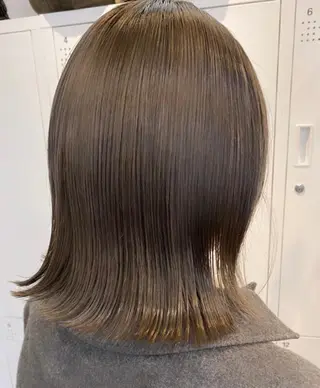 ミディアム カラー マンツーマン 美容師💚コウブチのヘアスタイル