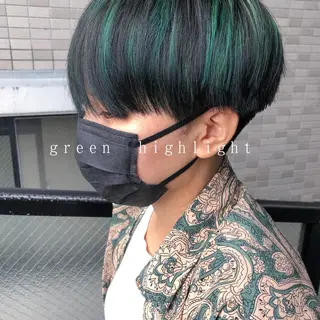 ショート カラー カラーパティシエ facce🌼ikoのヘアスタイル