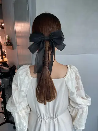 ロング ヘアアレンジ 透明感カラー💎￤ アレンジ￤Rimiのヘアスタイル