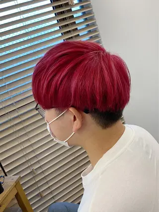 ショート カラー メンズ 原田 涼矢のヘアスタイル