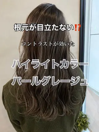 ロング カラー ヘアアレンジ ネイル マツエク・マツパ 夜23時まで予約🉑 reverieあきらのヘアスタイル