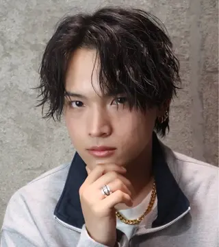 メンズ りょうま⚡️新小岩 ニュアンスパーマのヘアスタイル