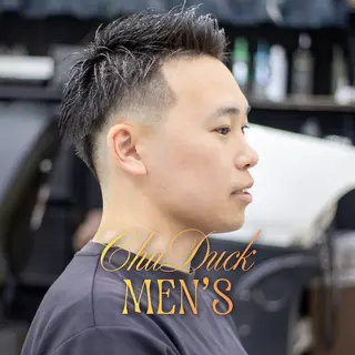 ショート メンズ フェード×メンズ カット|SHOTAのヘアスタイル