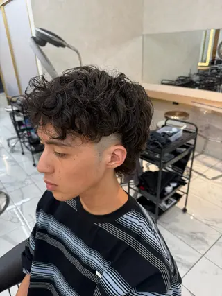 メンズ メンズパーマ 本田 有里のヘアスタイル