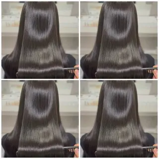 ロング カラー 髪質改善 艶髪矯正 エクステ かいり✂️のヘアスタイル