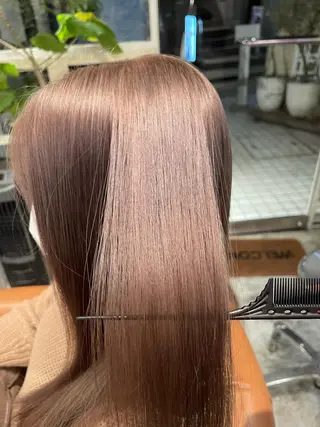 ミディアム カラー HAIR SALON mimiのヘアスタイル