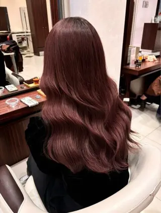 ロング カラー 坂詰 空のヘアスタイル