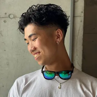 ショート パーマ メンズ お悩み×垢抜け特化 KAYA/渋谷のヘアスタイル