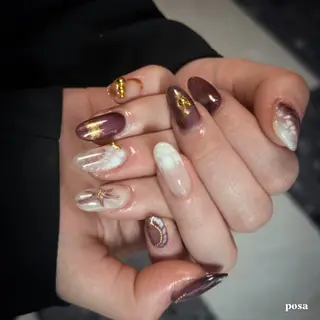 ネイル posa nail モエミのネイルデザイン