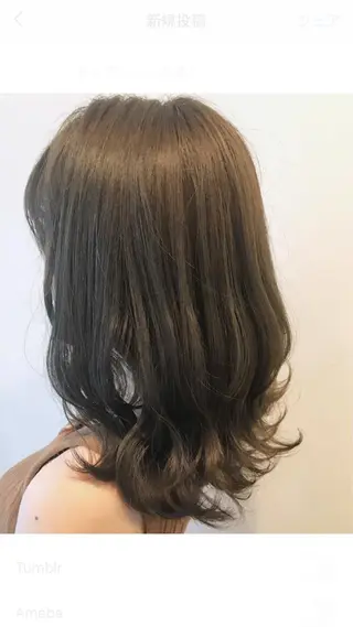 セミロング カラー mayo 🐄🌈のヘアスタイル