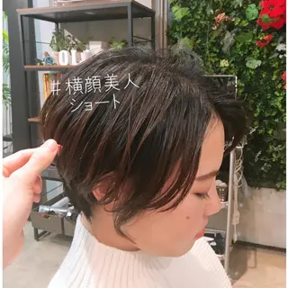 ショート パーマ 美髪❣️縮毛矯正/ 髪質改善✨/山本のヘアスタイル