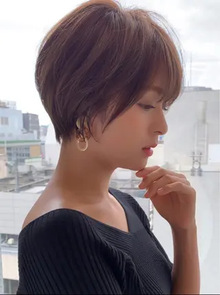 ショート 千葉 優斗のヘアスタイル