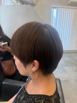 ショート カラー three_ ナオキのヘアスタイル