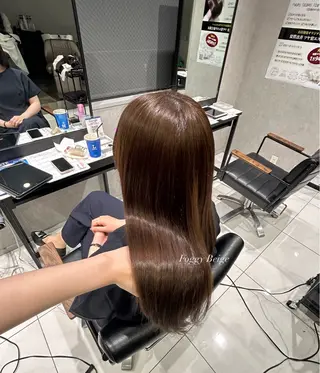 カラー 透明感カラー×顔周り mizuki🫧のヘアスタイル