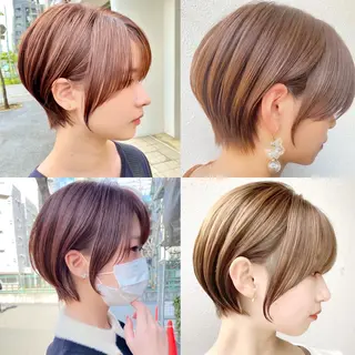 ショート 神戸ボブ✂️ ioe三宮/田 伸佳のヘアスタイル