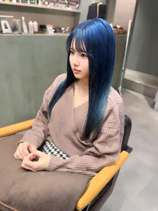 ロング カラー パーマ ヘアアレンジ 佐藤優太朗 似合わせ/髪質改善のヘアスタイル