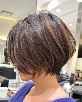 ショート ショート特化／銀座／ 冨田 湖翠のヘアスタイル
