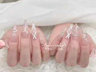 ネイル MoMoA Nail ネイル長さ出し専門店のネイルデザイン