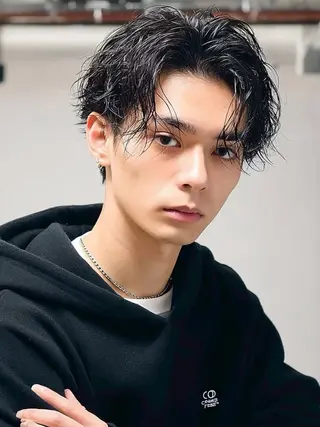 パーマ メンズ 神田 絢飛のヘアスタイル