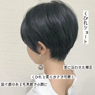 ショート カラー 似合わせ/レイヤー /ボブ/新谷のヘアスタイル