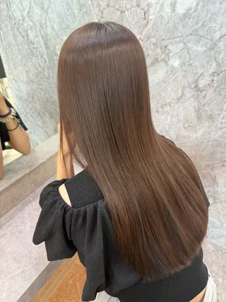 ロング カラー 💎あおい💎大宮 🦋ワンカラー🦋のヘアスタイル