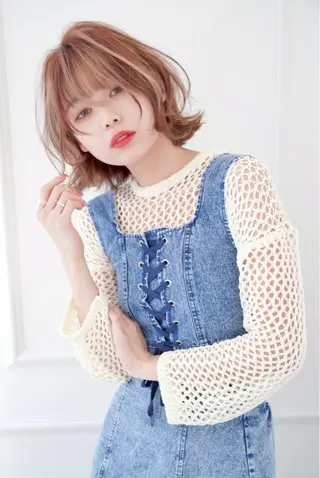 ミディアム ✨垢抜け×大日イオン ×似合わせ井谷拓馬のヘアスタイル