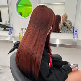 ロング 🍒韓国暖色ヘア NO.1🍒🪽のヘアスタイル