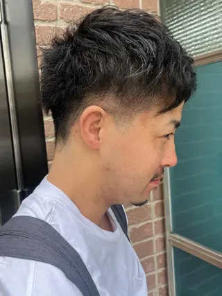 ショート カラー パーマ ヘアアレンジ メンズ キッズ ネイル マツエク・マツパ アイブロウ 久木原 ゆりのヘアスタイル