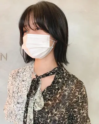 ミディアム カラー パーマ sakoda shunkiのヘアスタイル