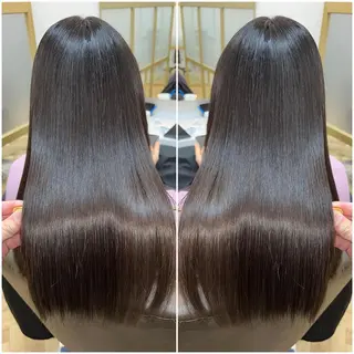 ロング カラー 髪質改善特化 ESSENCIAのヘアスタイル