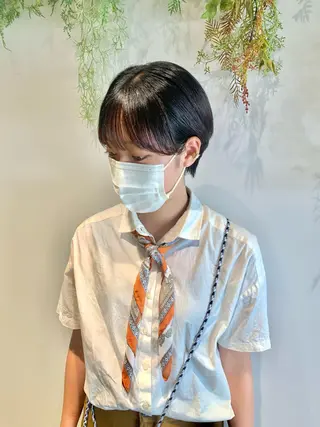 ショート ヘアアレンジ 七原 海夕のヘアスタイル